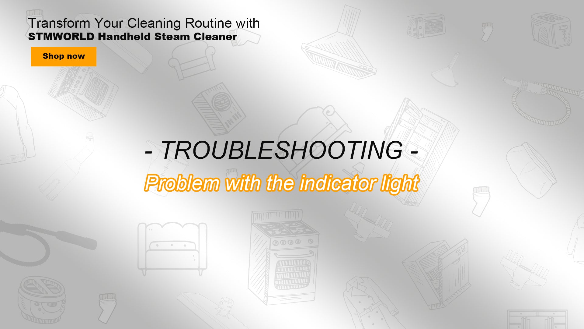 Load video: TROUBLESHOOTING - Problem with the indicator light.